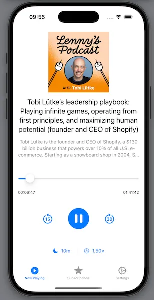 "Podcast Player"